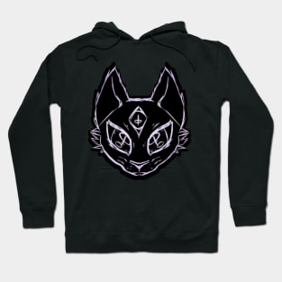 Ailen / Gothic Cat Hoodie